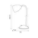 Lampka biurkowa LOGIC White 1xE27
