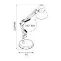 Lampka biurkowa NEXA Black 1xE27