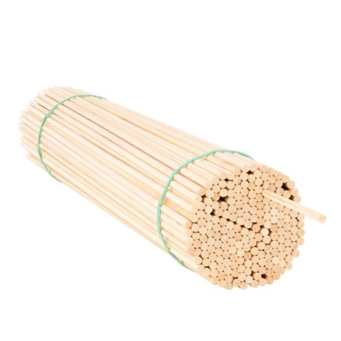 Patyczki do flag chorągiewek drewniane bukowe 40cm/4mm 200szt Patyczki do flag chorągiewek drewniane bukowe 40cm/4mm 200szt