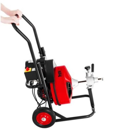 Przepychacz udrażniacz spirala do rur elektryczna 390W 23m MSW-DRAIN CLEAN 23E + głowice Przepychacz udrażniacz spirala do rur elektryczna 390W 23m MSW-DRAIN CLEAN 23E + głowice
