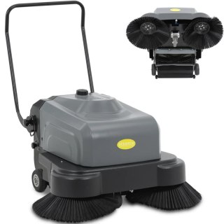 Zamiatarka akumulatorowa 2 szczotki 46 cm 4000 m2/h