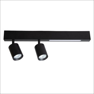 Lampa Sufitowa Magnet 5W+2xGU10 3000/4000K Czarny