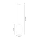 Lampa wisząca VASO 3 WHITE 4W
