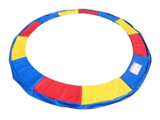 Osłona sprężyn do trampoliny 8ft miękka mata zabezpieczająca kolorowa - 244 250 cm