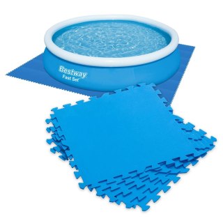 Piankowa mata puzzla pod basen 50 x 50 cm 9 szt Bestway 58220