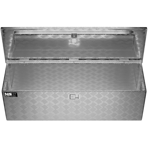Skrzynia narzędziowa transportowa aluminiowa zamykana na klucz 150 l 124 x 38.5 x 38.5 cm Skrzynia narzędziowa transportowa aluminiowa zamykana na klucz 150 l 124 x 38.5 x 38.5 cm