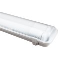 ZESTAW OPRAWA HERMETYCZNA 2x120cm POD ŚWIETLÓWKĘ LED + 2x ŚWIETLÓWKI LED 18W 120CM 3000K