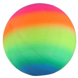 Piłka Plażowa Gumowa Palma Tęczowa Kolorowa 22cm