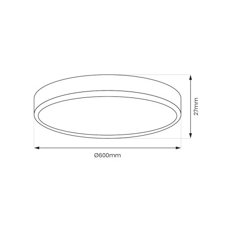 Plafon MAQ 50W 3CCT Biały Plafon MAQ 50W 3CCT Biały