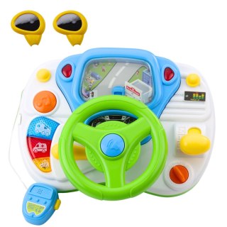 Symulator Jazdy Kierownica Edukacyjna Interaktywna Dźwięki Światła