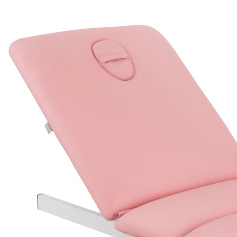 Fotel kosmetyczny do masażu tatuażu SPA 150 kg VITERBO - różowo złoty