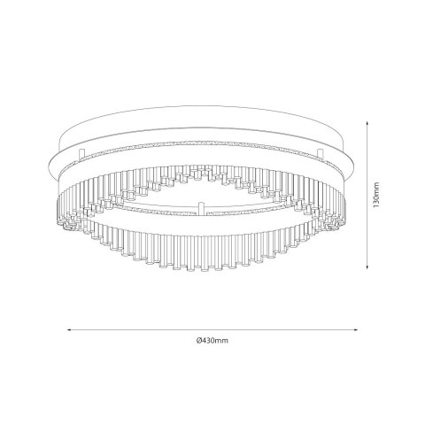 Lampa wisząca PRECIOSA 45W LED