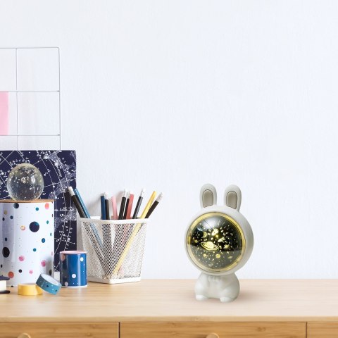 Lampka dziecięca projektor KOSMONAUTA