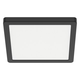 Plafon Evora Czarny Square 18W 3CCT