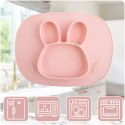 Talerzyk dla dzieci silikonowy do karmienia Królik Ricokids