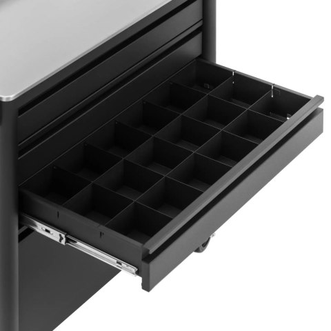 Wózek asystor stacja robocza do tatuażu 4 gniazda 2 x USB