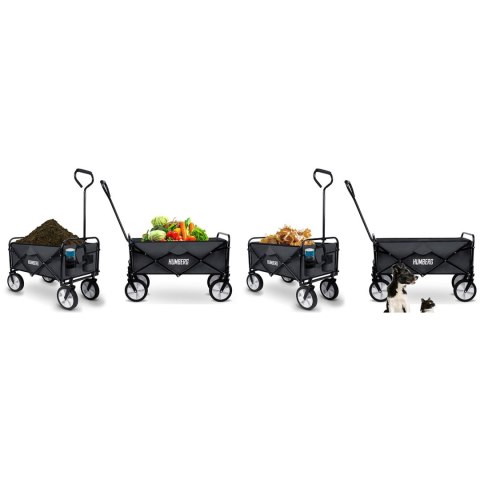 Wózek transportowy, składany z siatką 80L Humberg HM-511