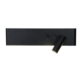 Kinkiet Resort Czarny prawy 10W + 3W LED 4000K