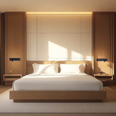 Kinkiet Resort Czarny prawy 10W + 3W LED 4000K