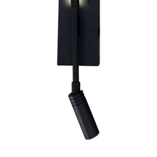 Kinkiet Torch Czarny 6W+3W 4000K