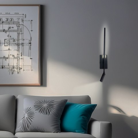 Kinkiet Torch Czarny 6W+3W 4000K