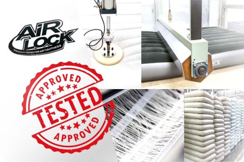 Materac dmuchany 203x152x25 cm dwuosobowy INTEX 64103