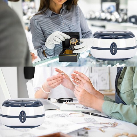 Myjka ultradźwiękowa sterylizator kosmetyczny do narzędzi 0.6 l 35 W