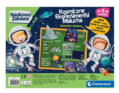 Naukowa Zabawa Kosmiczne Eksperymenty Malucha Clementoni 50798