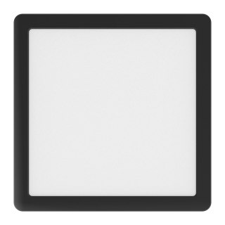 Plafon Evora Czarny Square 18W 3CCT