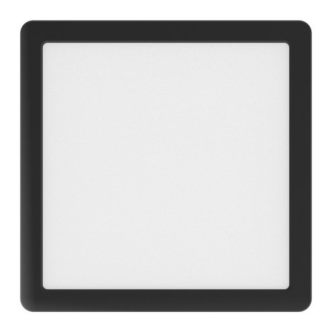 Plafon Evora Czarny Square 18W 3CCT