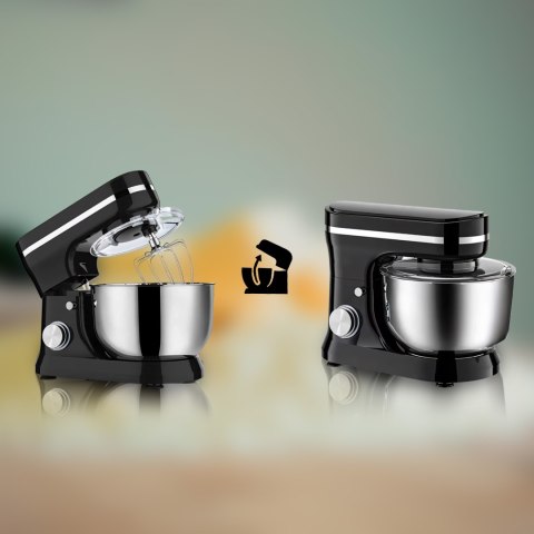 Robot planetarny mikser 3w1 hak trzepaczka mieszadło 6 poziomów misa 6 l 3200 W