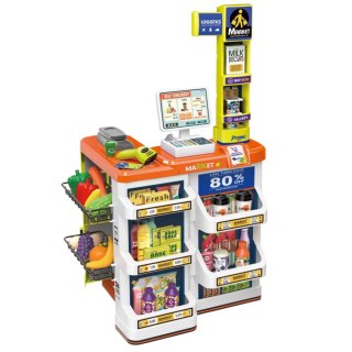 Zestaw Sklepowy Kasa Wózek Skaner Supermarket Sklepik Dla Dzieci