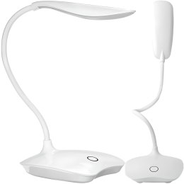 Lampa biurkowa szkolna dotykowa do czytania nauki 3 jasności 14 LED USB