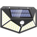 Lampa solarna ogrodowa zewnętrzna z czujnikami ruchu zmierzchu 100 LED