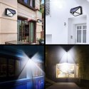 Lampa solarna ogrodowa zewnętrzna z czujnikami ruchu zmierzchu 100 LED