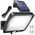 Lampa solarna zewnętrzna z czujnikami ruchu zmierzchu 100 LED