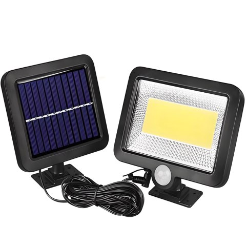Lampa solarna zewnętrzna z czujnikami ruchu zmierzchu 100 LED