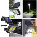 Lampa solarna zewnętrzna z czujnikiem ruchu 108 LED 2200 W