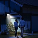 Lampa solarna zewnętrzna z czujnikiem ruchu zmierzchu 98 LED