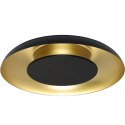 Lampa sufitowa Piattino Czarny Złoty 30W LED 3000K-4000k-6000K