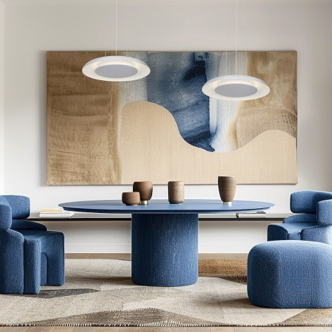 Lampa wisząca Piattino Biały 30W LED 3000K-4000k-6000K