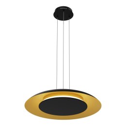 Lampa wisząca Piattino Czarny Złoty 30W LED 3000K-4000k-6000K