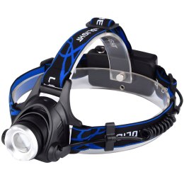 Latarka czołowa czołówka akumulatorowa 3 tryby LED