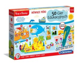Mówiące Pióro 50 Gier Edukacyjnych Uczę się Bawiąc Język Polski Clementoni 50650
