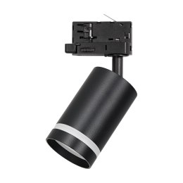 Oprawa Pipe Ring Track Czarny 1xGU10 - 3-obwodowy