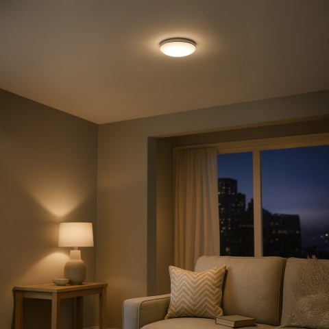 Plafon MAYA Chrome 10W LED Ø260