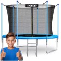 Trampolina ogrodowa 8ft/252cm z siatką wewnętrzną i drabinką Neo-Sport