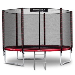 Trampolina ogrodowa 8ft/252cm z siatką zewnętrzną i drabinką Neo-Sport