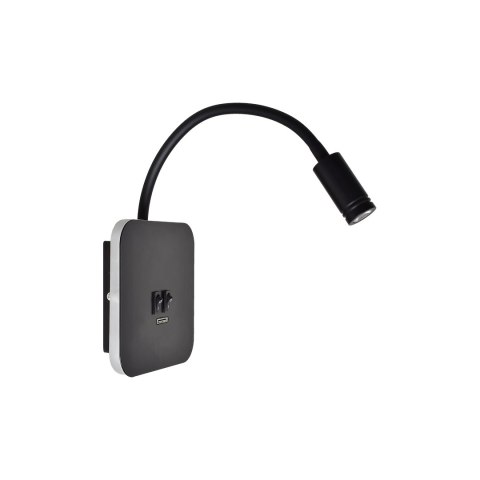 Lampka nocna BASE 8W+2W BLACK