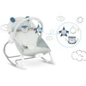 Leżaczek bujaczek z wibracją Ricokids - szary